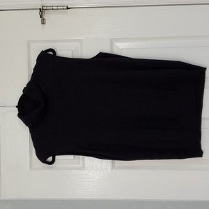 Sleeveless Black Sweater